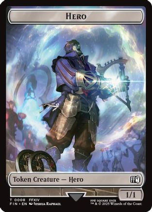Hero (0008) // Treasure Double-Sided Token (8) [FINAL FANTASY] - Deck Out Gaming