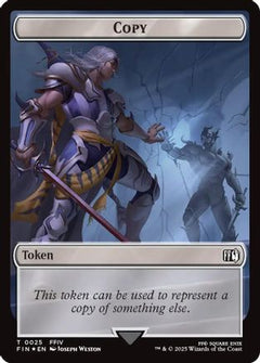 Copy (0025) // Moogle (0034) Double-Sided Token (Surge Foil) (25) [FINAL FANTASY] foil - Deck Out Gaming