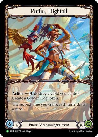 Puffin, Hightail - HER137 (HER137) [Flesh and Blood: Promo Cards] Rainbow Foil - Deck Out Gaming