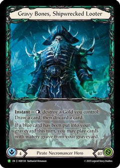 Gravy Bones, Shipwrecked Looter - HER138 (HER138) [Flesh and Blood: Promo Cards] Rainbow Foil - Deck Out Gaming