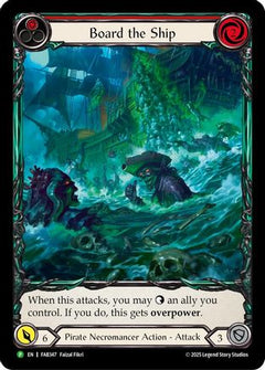 Board the Ship - FAB347 (FAB347) [Flesh and Blood: Promo Cards] Rainbow Foil - Deck Out Gaming