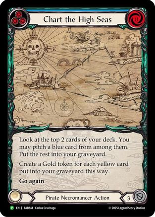 Chart the High Seas - FAB344 (FAB344) [Flesh and Blood: Promo Cards] Rainbow Foil - Deck Out Gaming