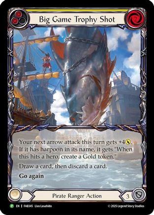 Big Game Trophy Shot - FAB345 (FAB345) [Flesh and Blood: Promo Cards] Rainbow Foil - Deck Out Gaming
