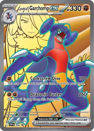 Cynthia's Garchomp ex (204) [SV: Scarlet & Violet Promo Cards] Holofoil - Deck Out Gaming