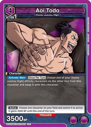 Aoi Todo (UEX02BT/JJK-2-010) [UEX02BT: Jujutsu Kaisen Vol.2] Foil - Deck Out Gaming