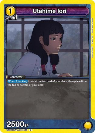 Utahime Iori (UEX02BT/JJK-3-003) [UEX02BT: Jujutsu Kaisen Vol.2] - Deck Out Gaming