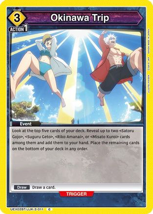 Okinawa Trip (UEX02BT/JJK-3-011) [UEX02BT: Jujutsu Kaisen Vol.2] - Deck Out Gaming