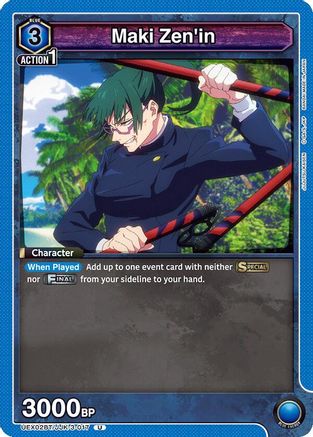 Maki Zen'in (UEX02BT/JJK-3-017) [UEX02BT: Jujutsu Kaisen Vol.2] - Deck Out Gaming