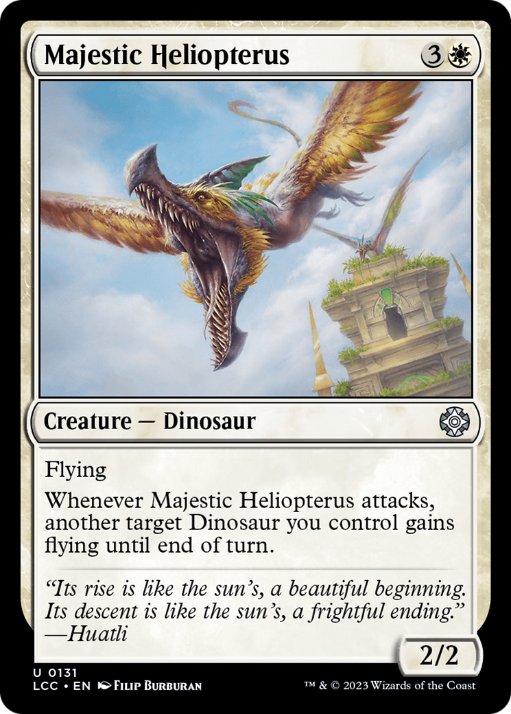 Majestic Heliopterus (131) [The Lost Caverns of Ixalan Commander] - Deck Out Gaming