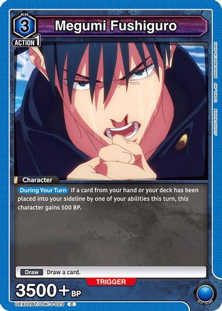 Megumi Fushiguro (023) (UEX02BT/JJK-3-023) [UEX02BT: Jujutsu Kaisen Vol.2] - Deck Out Gaming
