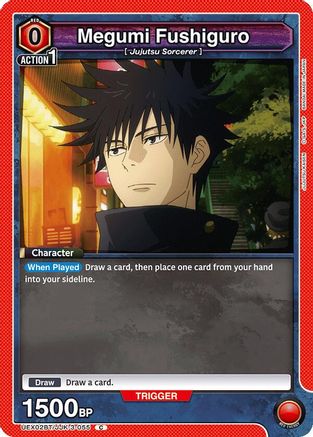 Megumi Fushiguro (055) (UEX02BT/JJK-3-055) [UEX02BT: Jujutsu Kaisen Vol.2] - Deck Out Gaming