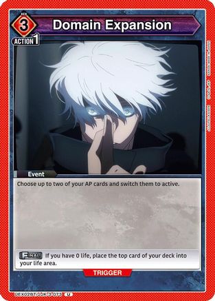 Domain Expansion (UEX02BT/JJK-3-073) [UEX02BT: Jujutsu Kaisen Vol.2] - Deck Out Gaming