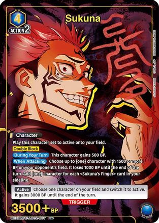 Sukuna (007) (U*) (UEX02BT/JJK-2-007) [UEX02BT: Jujutsu Kaisen Vol.2] Foil - Deck Out Gaming