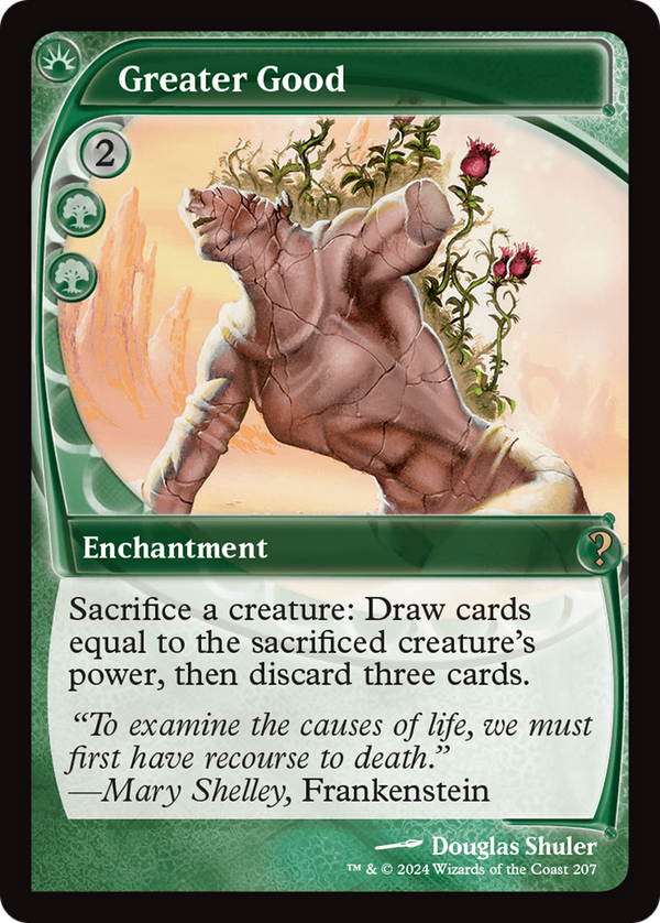 Greater Good (Future Sight) (207) [Mystery Booster 2] foil - Deck Out Gaming