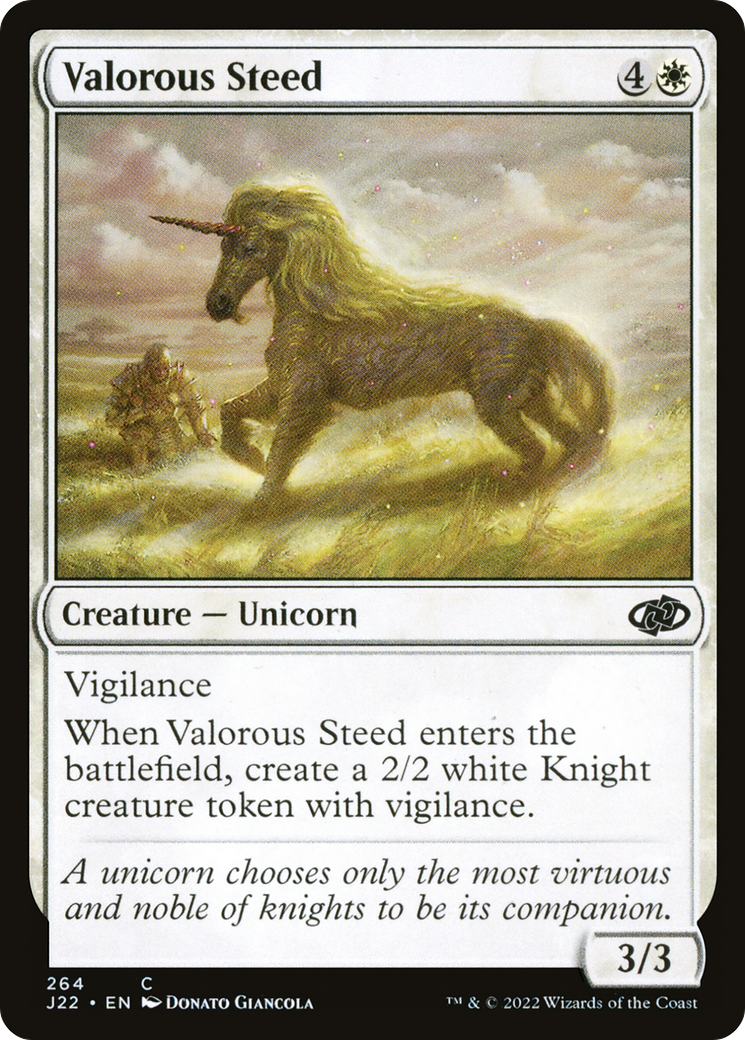 Valorous Steed (264) [Jumpstart 2022] - Deck Out Gaming