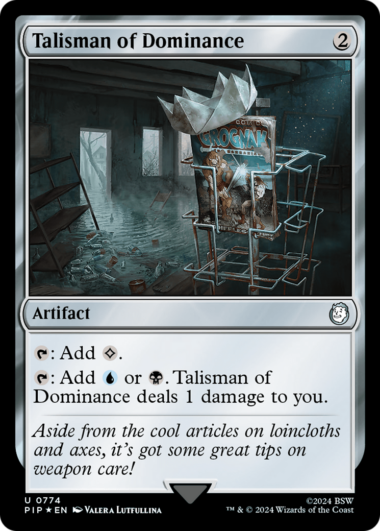 Talisman of Dominance (Surge Foil) (774) [Fallout] foil - Deck Out Gaming