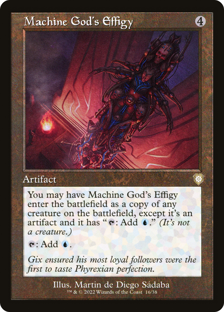 Machine God's Effigy (Retro Frame) (16) [Commander: The Brothers' War] - Deck Out Gaming