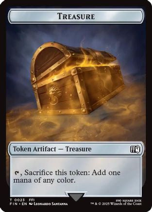 Treasure (0023) // Copy (0001) Double-Sided Token (23) [FINAL FANTASY] - Deck Out Gaming