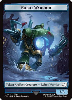 Robot Warrior (0012) // Copy (0001) Double-Sided Token (12) [FINAL FANTASY] - Deck Out Gaming
