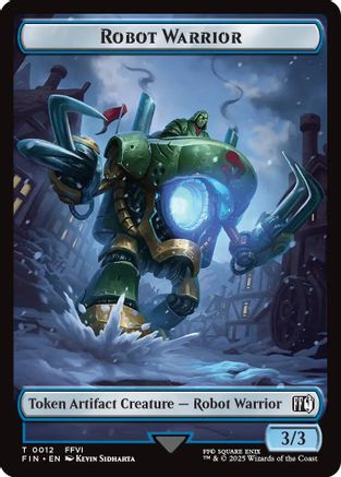 Robot Warrior (0012) // Copy (0001) Double-Sided Token (12) [FINAL FANTASY] - Deck Out Gaming