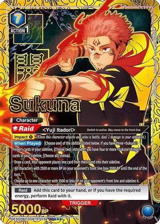 Sukuna (015) (SR***) (UEX02BT/JJK-3-015) [UEX02BT: Jujutsu Kaisen Vol.2] Foil - Deck Out Gaming