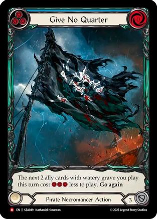 Give No Quarter (Extended Art) (SEA049) [High Seas] Rainbow Foil - Deck Out Gaming
