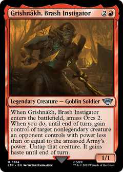 Grishnakh, Brash Instigator (134) [The Lord of the Rings: Tales of Middle-earth] foil - Deck Out Gaming