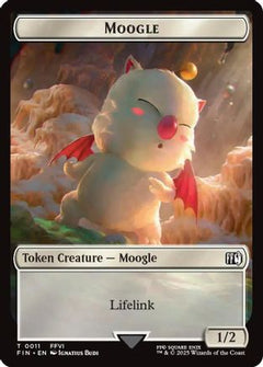 Moogle (0011) // Copy (0001) Double-Sided Token (11) [FINAL FANTASY] foil - Deck Out Gaming