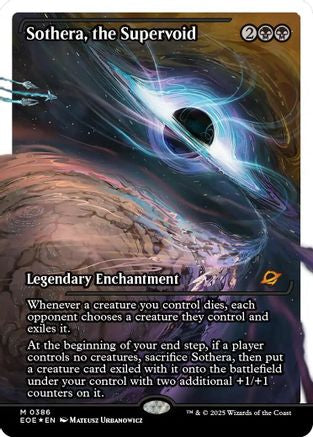 Sothera, the Supervoid (Fracture Foil) (386) [Edge of Eternities] foil - Deck Out Gaming