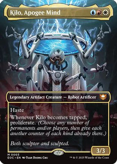 Kilo, Apogee Mind (Borderless) (3) [Commander: Edge of Eternities] - Deck Out Gaming