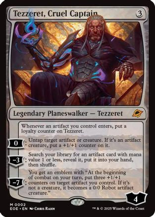 Tezzeret, Cruel Captain (2) [Edge of Eternities] - Deck Out Gaming