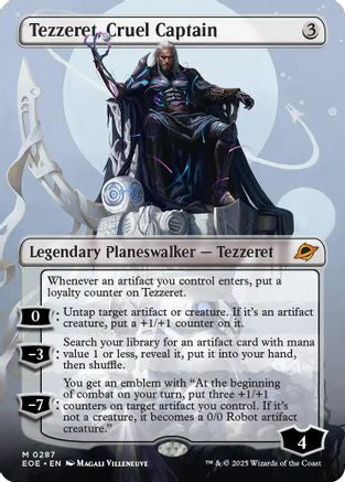 Tezzeret, Cruel Captain (Borderless) (287) [Edge of Eternities] foil - Deck Out Gaming
