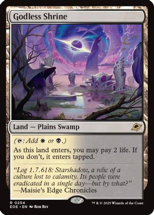 Godless Shrine (254) [Edge of Eternities] foil - Deck Out Gaming