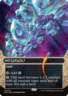 Mutavault (0118) (Borderless) (Galaxy Foil) (118) [Edge of Eternities: Stellar Sights] foil - Deck Out Gaming