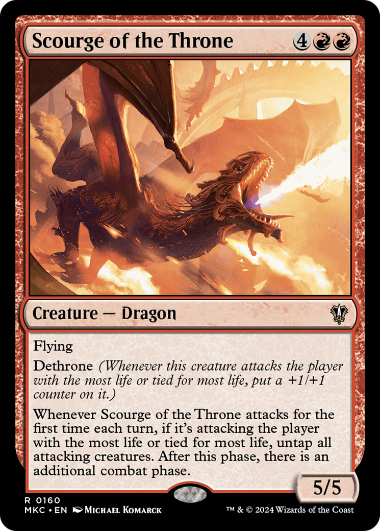Scourge of the Throne (160) [Murders at Karlov Manor Commander] - Deck Out Gaming