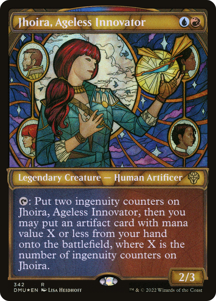 Jhoira, Ageless Innovator (Textured Foil) (342) [Dominaria United] foil - Deck Out Gaming