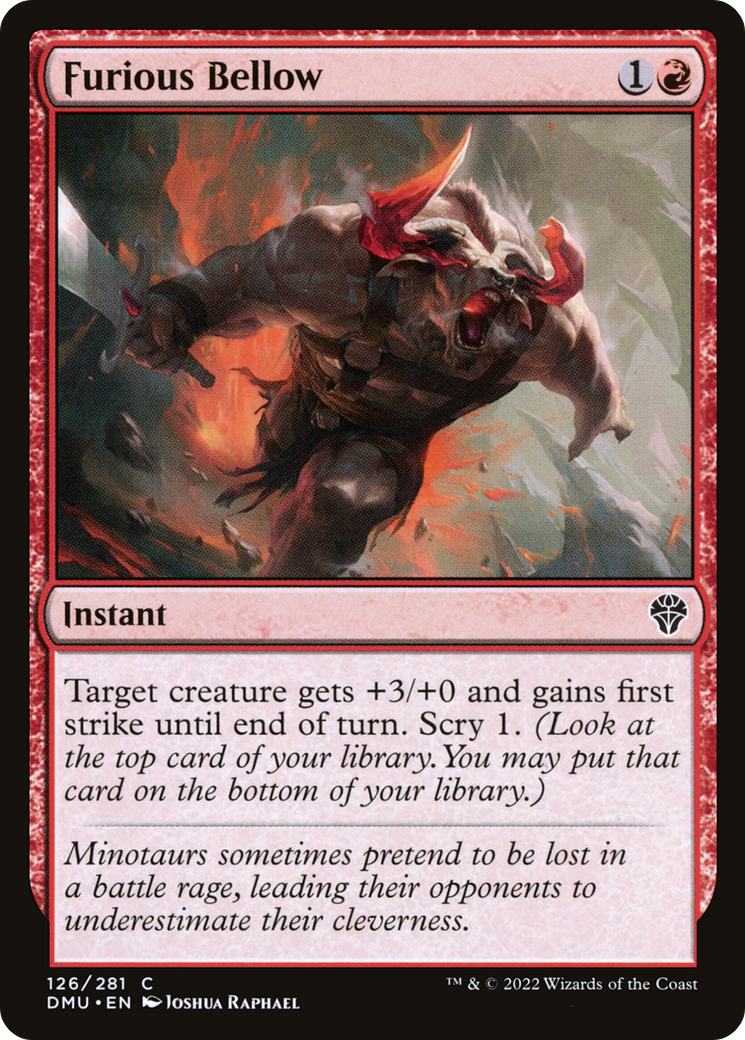 Furious Bellow (126) [Dominaria United] - Deck Out Gaming