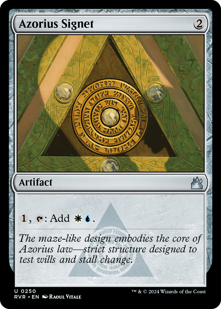 Azorius Signet (250) [Ravnica Remastered] foil - Deck Out Gaming