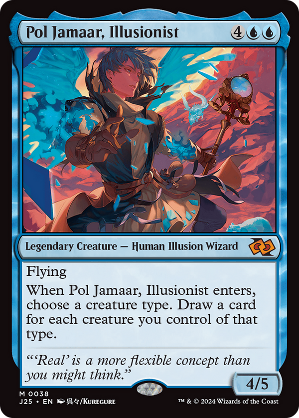 Pol Jamaar, Illusionist (Anime) (38) [Foundations Jumpstart] - Deck Out Gaming