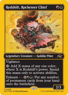 Redshift, Rocketeer Chief (First-Place Foil) (489) [Aetherdrift] foil - Deck Out Gaming