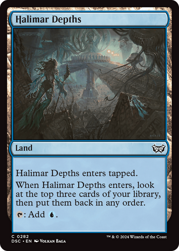 Halimar Depths (282) [Duskmourn: House of Horror Commander] - Deck Out Gaming