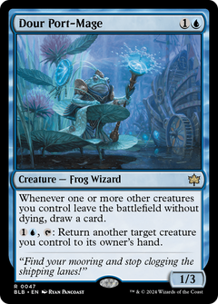 Dour Port-Mage (47) [Bloomburrow] - Deck Out Gaming