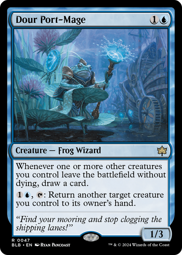 Dour Port-Mage (47) [Bloomburrow] - Deck Out Gaming