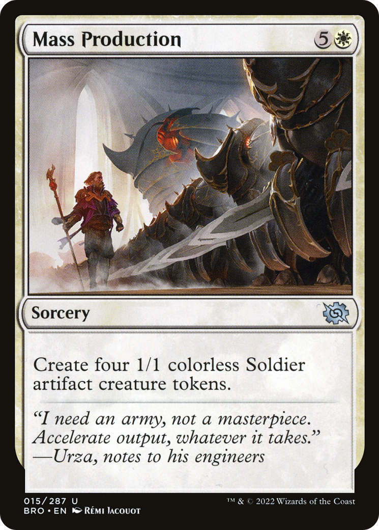 Mass Production (15) [The Brothers' War] - Deck Out Gaming