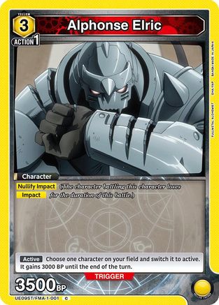 Alphonse Elric (001) (UE09ST/FMA-1-001) [UE09ST: FULLMETAL ALCHEMIST Starter Deck] - Deck Out Gaming
