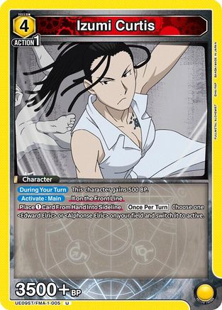 Izumi Curtis (UE09ST/FMA-1-005) [UE09ST: FULLMETAL ALCHEMIST Starter Deck] - Deck Out Gaming