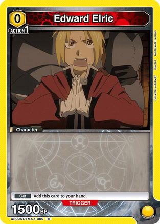Edward Elric (009) (UE09ST/FMA-1-009) [UE09ST: FULLMETAL ALCHEMIST Starter Deck] - Deck Out Gaming