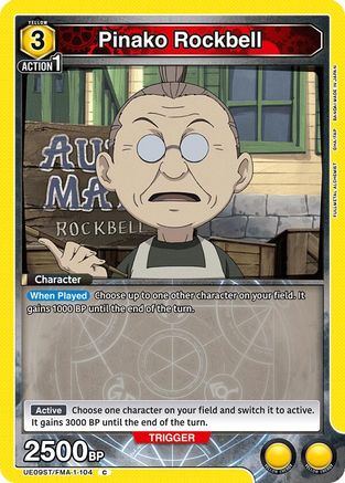 Pinako Rockbell (UE09ST/FMA-1-104) [UE09ST: FULLMETAL ALCHEMIST Starter Deck] - Deck Out Gaming