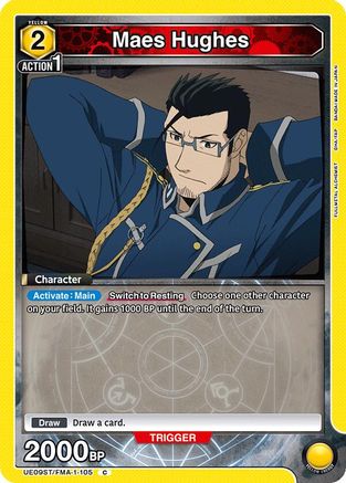 Maes Hughes (UE09ST/FMA-1-105) [UE09ST: FULLMETAL ALCHEMIST Starter Deck] - Deck Out Gaming