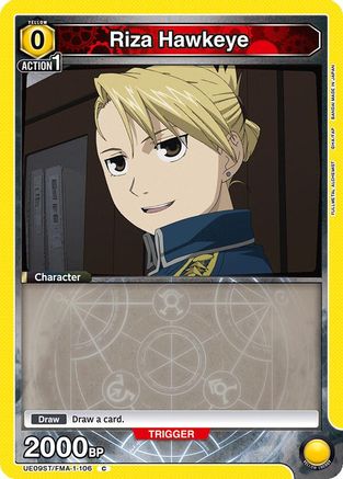 Riza Hawkeye (UE09ST/FMA-1-106) [UE09ST: FULLMETAL ALCHEMIST Starter Deck] - Deck Out Gaming